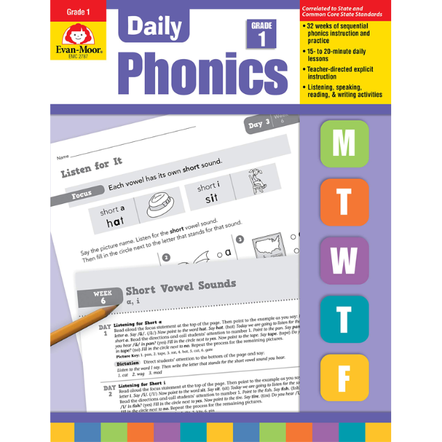 [Evan-Moor] Daily Phonics Grade 1 Teachers Edition