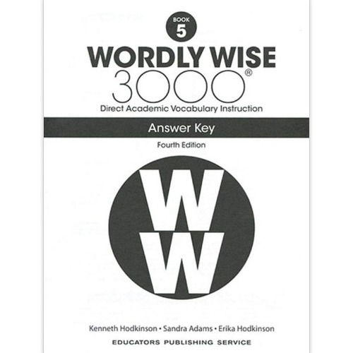 [EPS] Wordly Wise 3000 Answer Key 5 (4E)