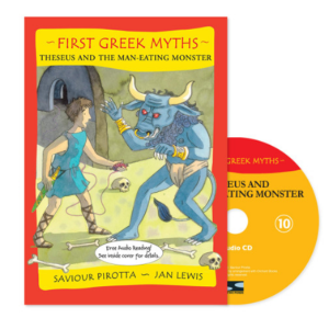 First Greek Myths 10 Theseus and the Man-Eating Book+CD(with QR 오디오)