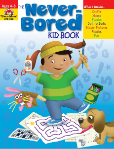 EM 6300 The Never-Bored Kid books 1 Ages 4-5