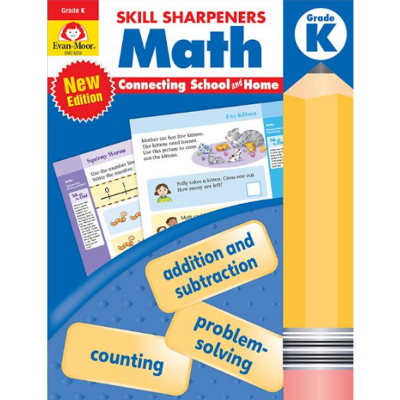 [Evan-Moor] Skill Sharpeners Math K (NEW)