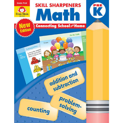 [Evan-Moor] Skill Sharpeners Math Pre K (NEW)