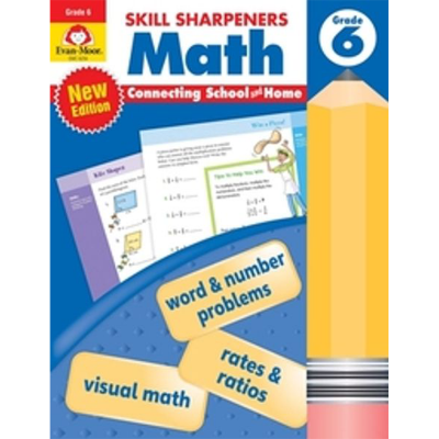 [Evan-Moor] Skill Sharpeners Math 6 (NEW)